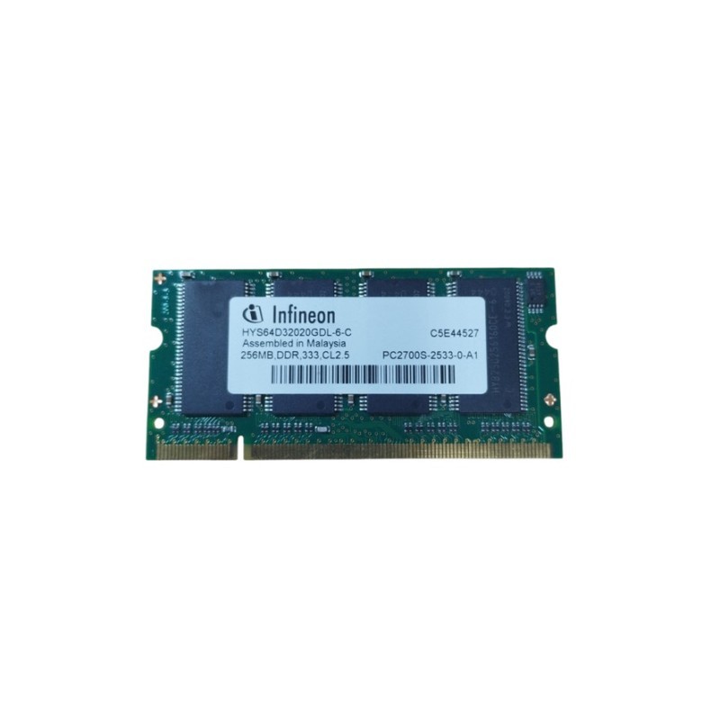 Infineon RAM Module 256MB 333MHz DDR HYS64D32020GDL-6-C PC2700S-2553-0-A1