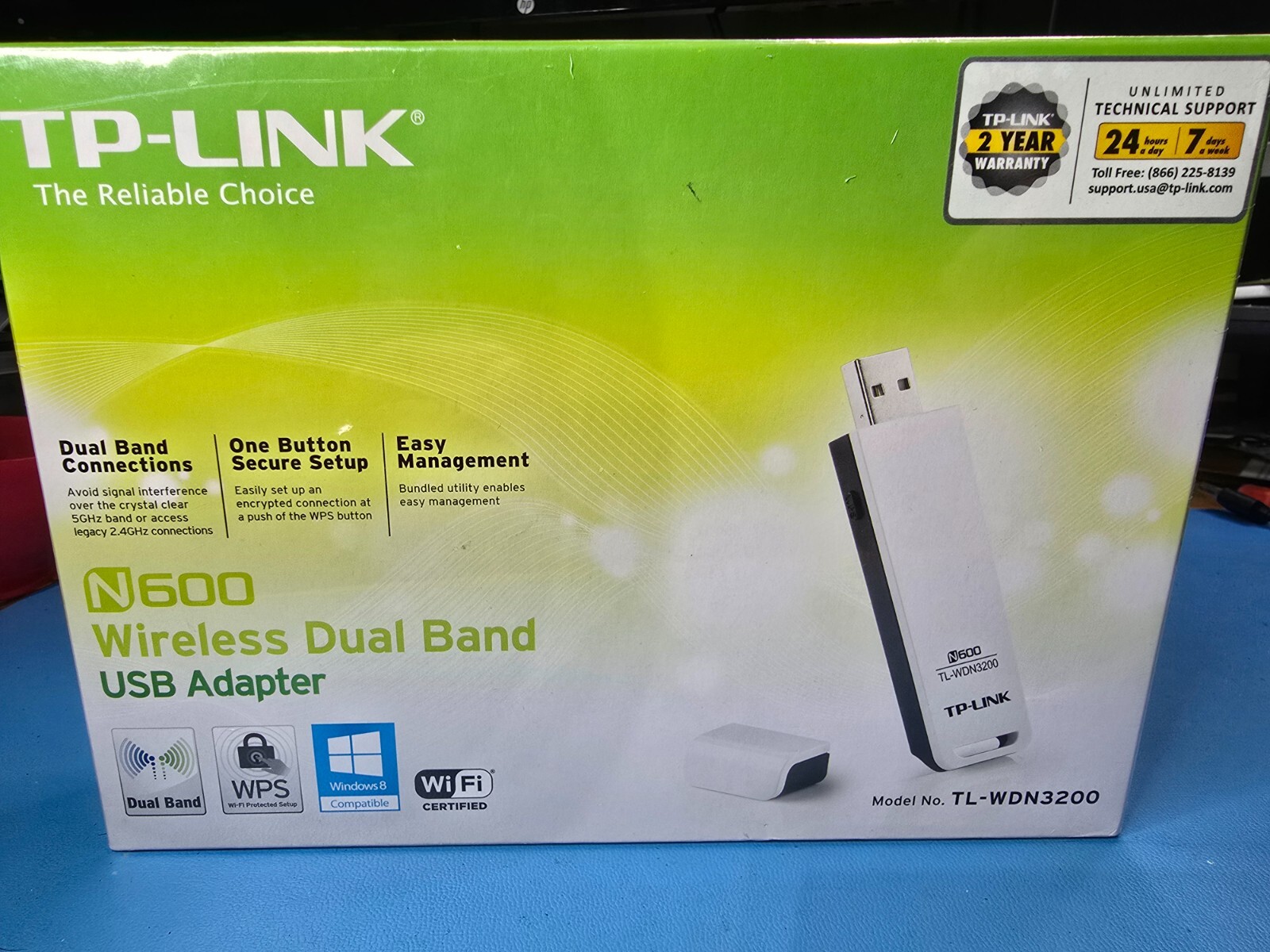 TP-Link N600 Wireless Dual-Band USB Adapter TL-WDN3200