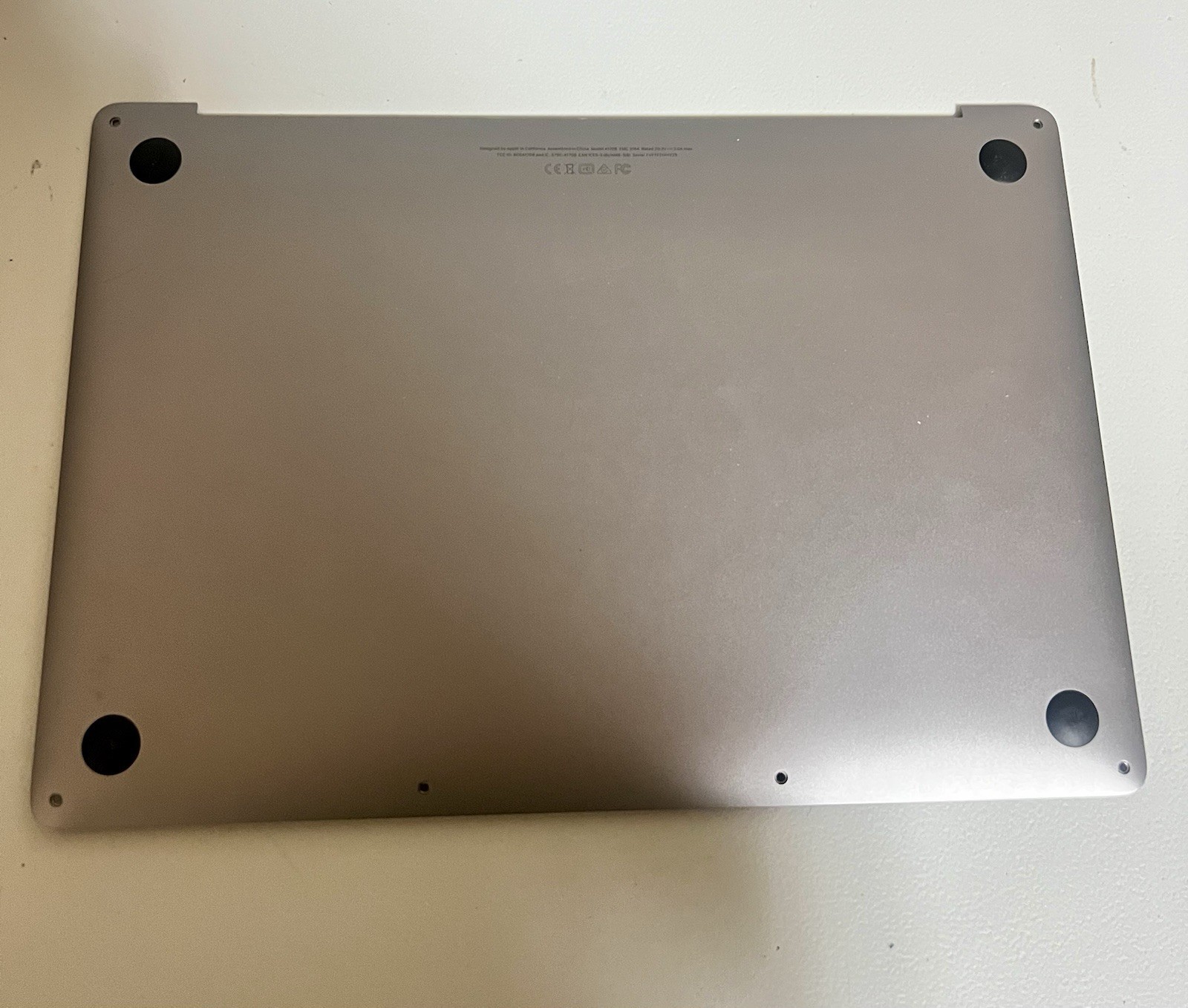 Apple 2017 MacBook Pro 13'' Space grey A1708 Bottom Back Case Cover Housing OEM