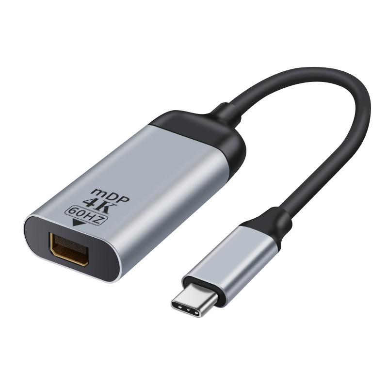 Astrotek USB-C to Mini DP DisplayPort Male to Female Adapter 15cm cable support