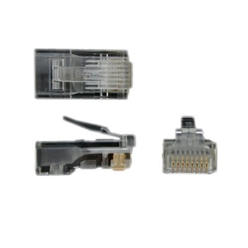 StarTech.com Cat 5e RJ45 Solid Modular Plug Connector - 50 Pack (CRJ45SOL50PK)