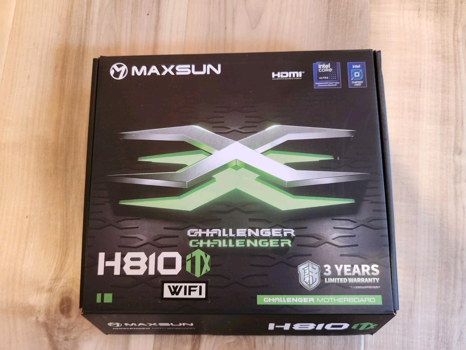 MAXSUN Challenger H810ITX WIFI LGA1851 socket motherboard