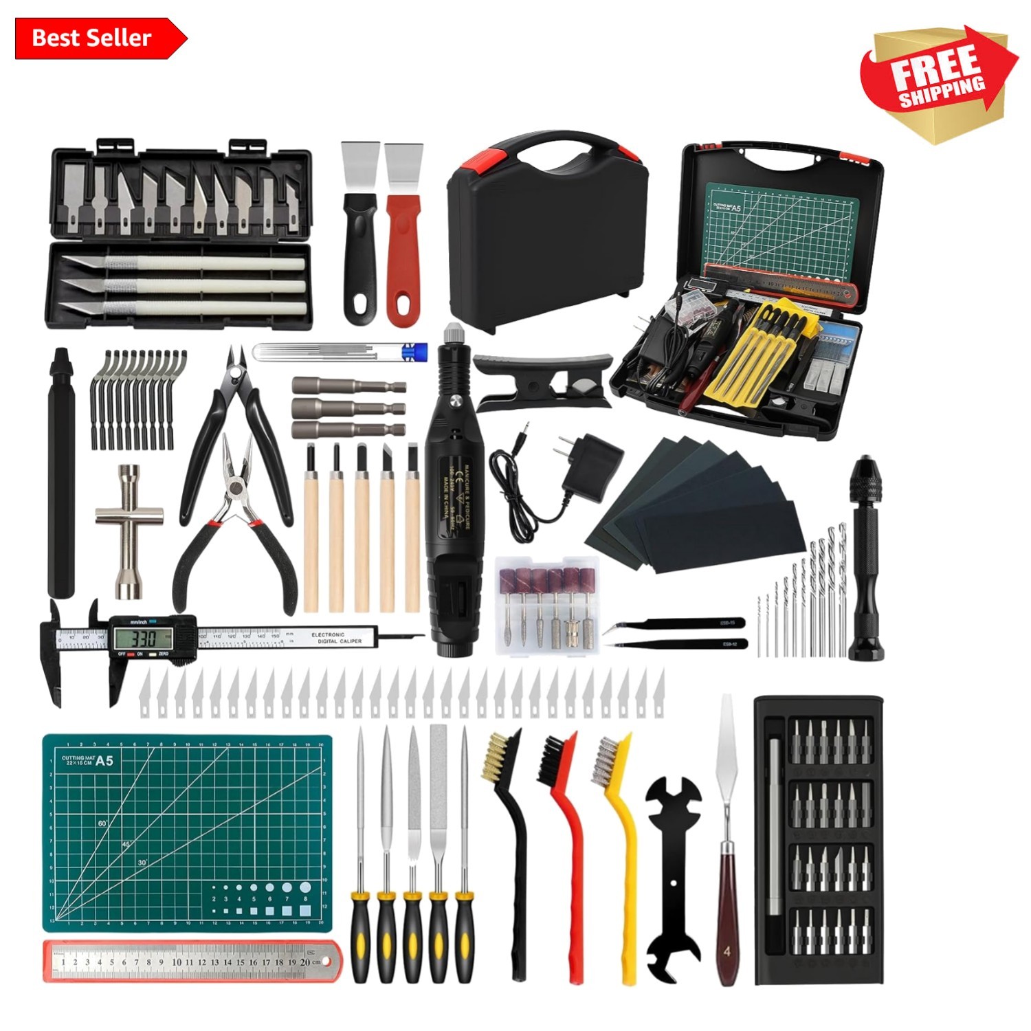 Expert-Approved 158-Piece 3D Printing Accessory Kit - Perfect Gift for Creatives