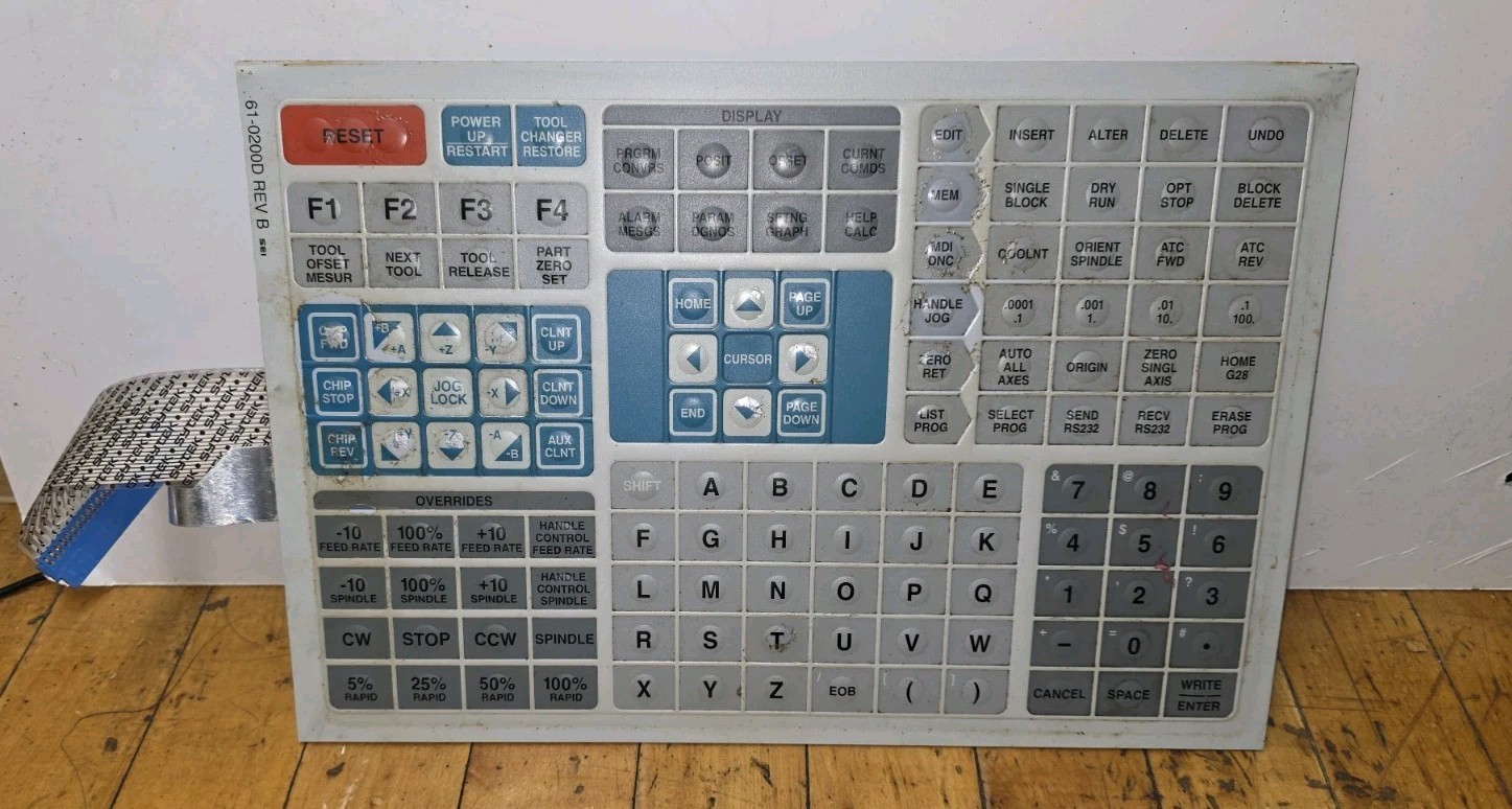 1PC NEW For HAAS KEYPAD 61-0200D CNC MILL Membrane Keypad