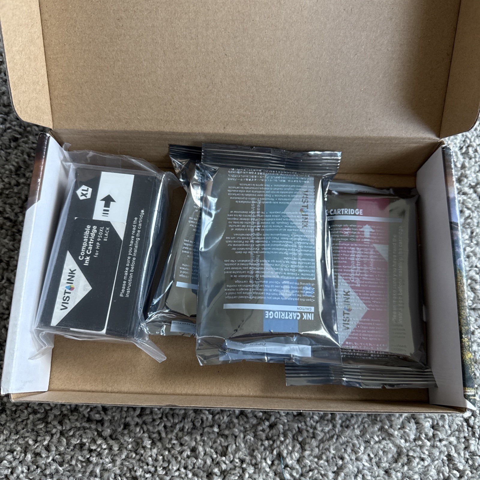 🔥 VISTAINK COMPATIBLE HIGH YIELD CARTRIDGE FOR HP 950XL 951XL TOTAL OF 4 COLORS