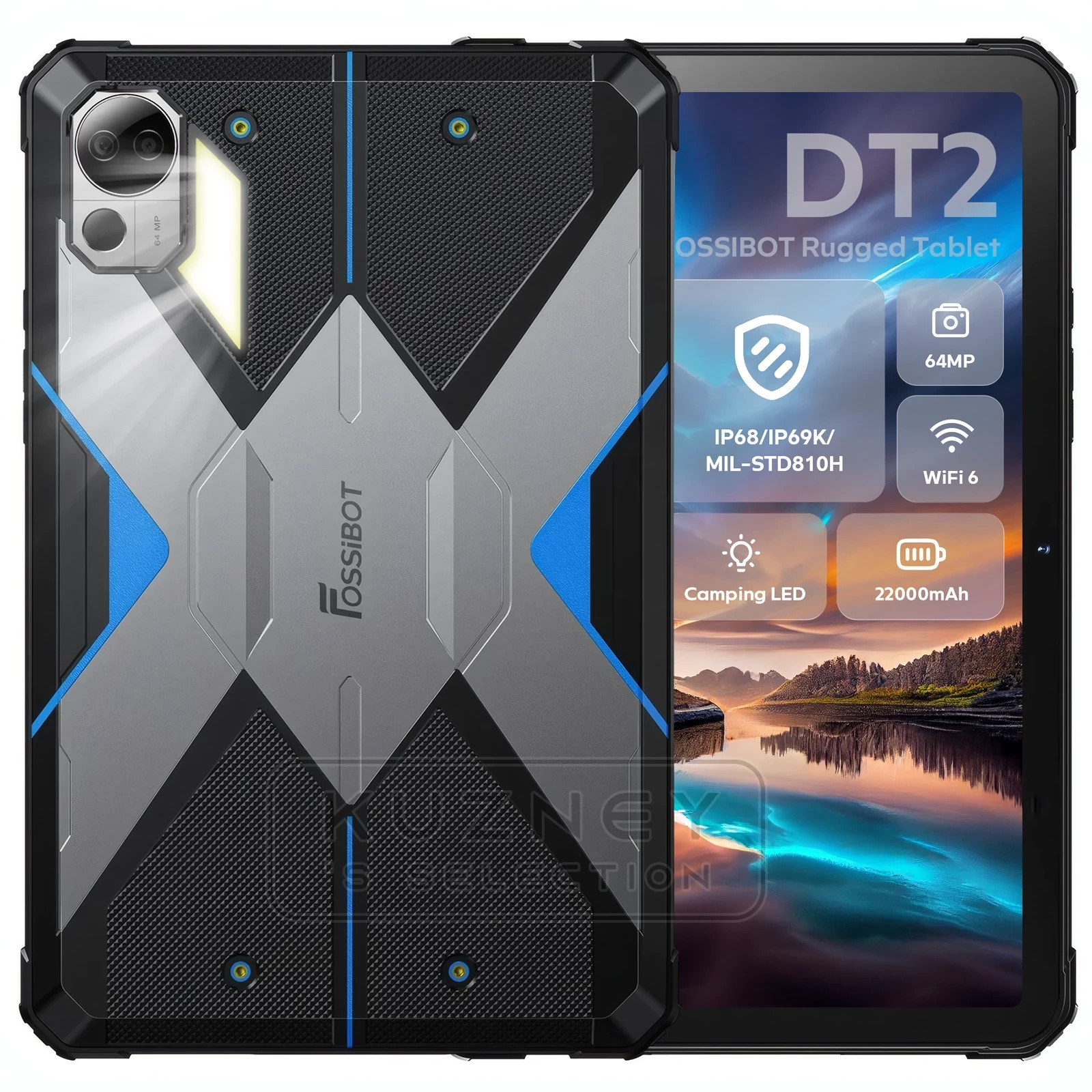 Rugged Tablet FOSSiBOT DT2 Android 13 20GB+256GB 10.4" 22000mAh Outdoor Tablet