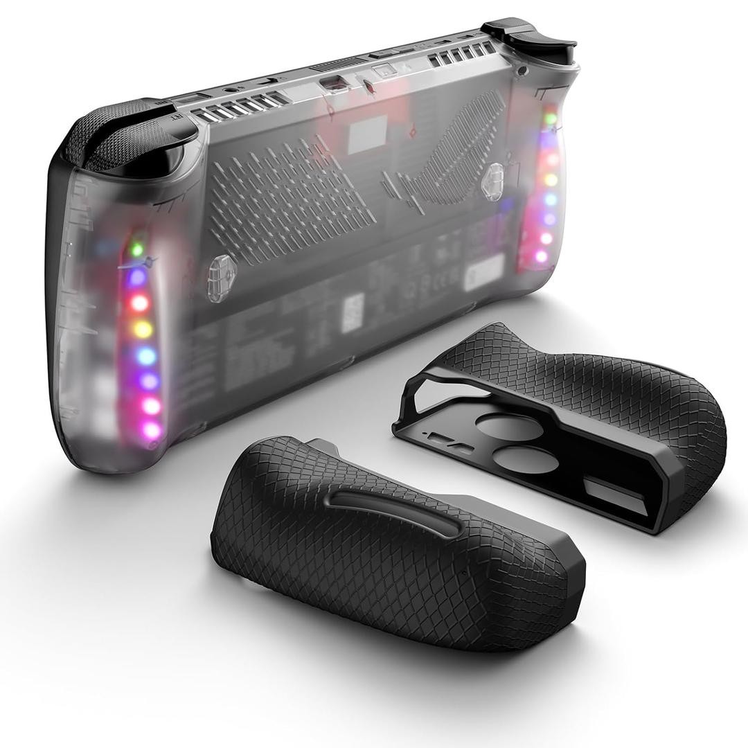 JSAUX RGB Transparent Back Plate Compatible with ROG Ally X, ROG Ally... 