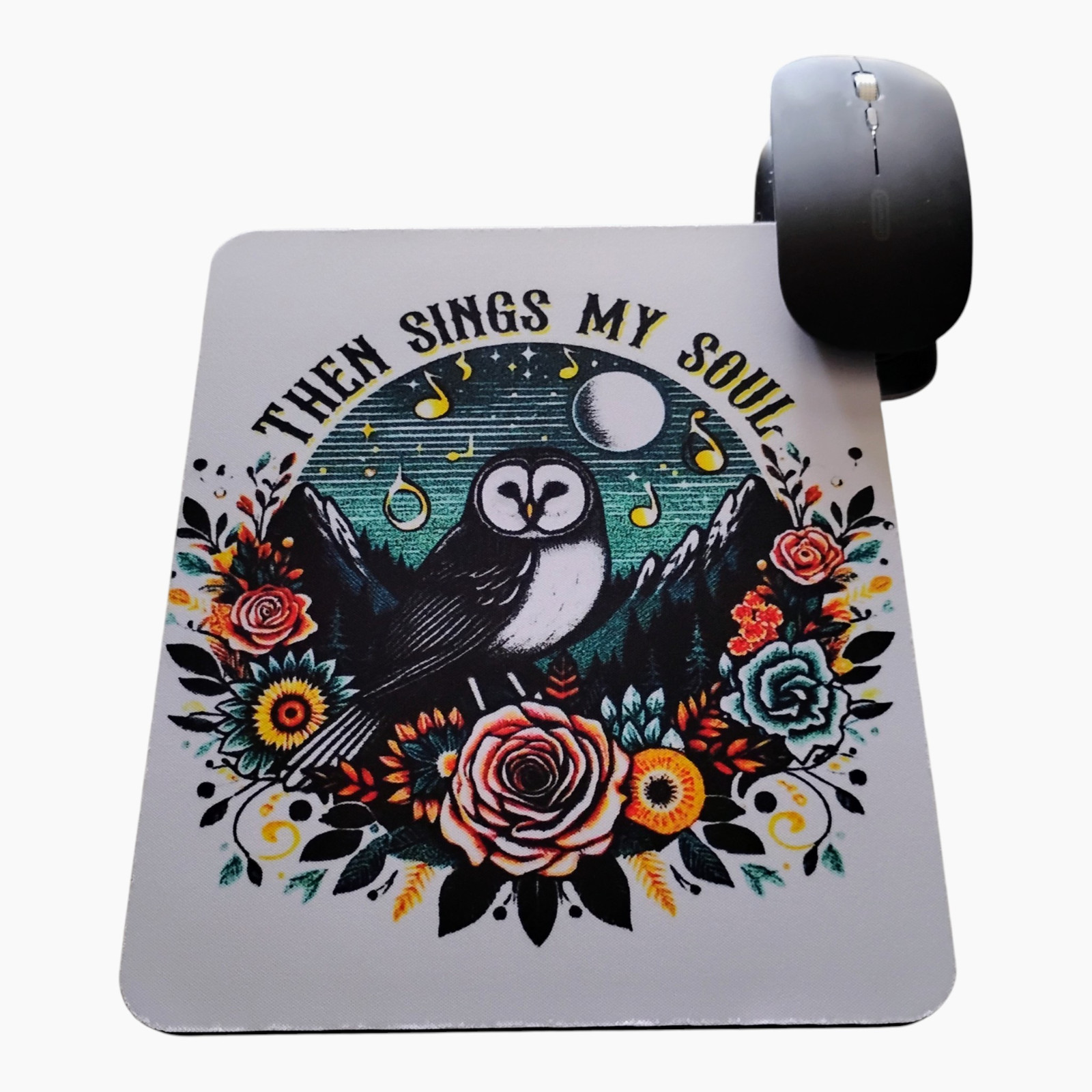 KIMOEL Pictorial Christian Mouse Pad, Multicolor Inspirational Four Options