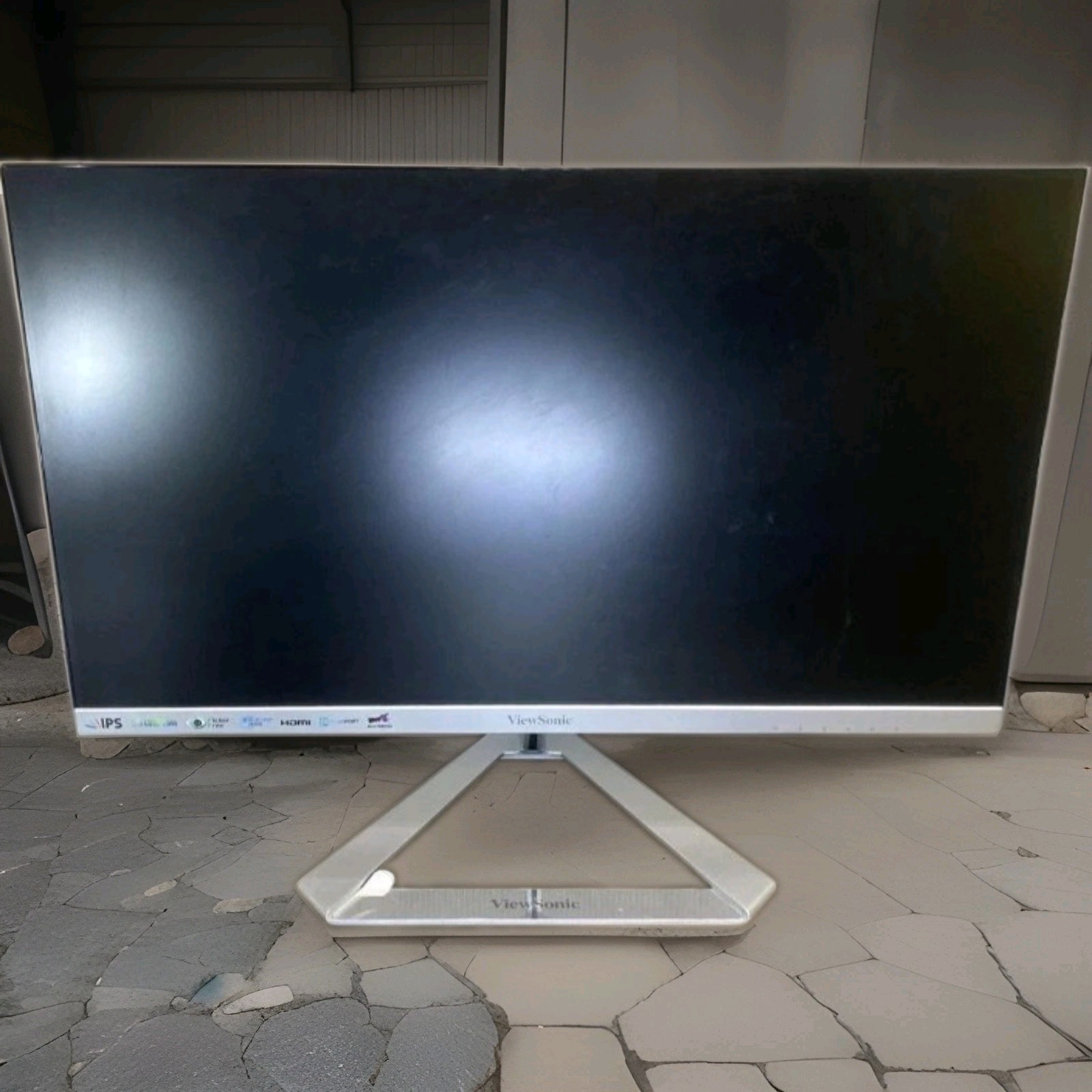 ViewSonic VX2476-SMHD 24in. 16:9 Frameless IPS Monitor - Silver