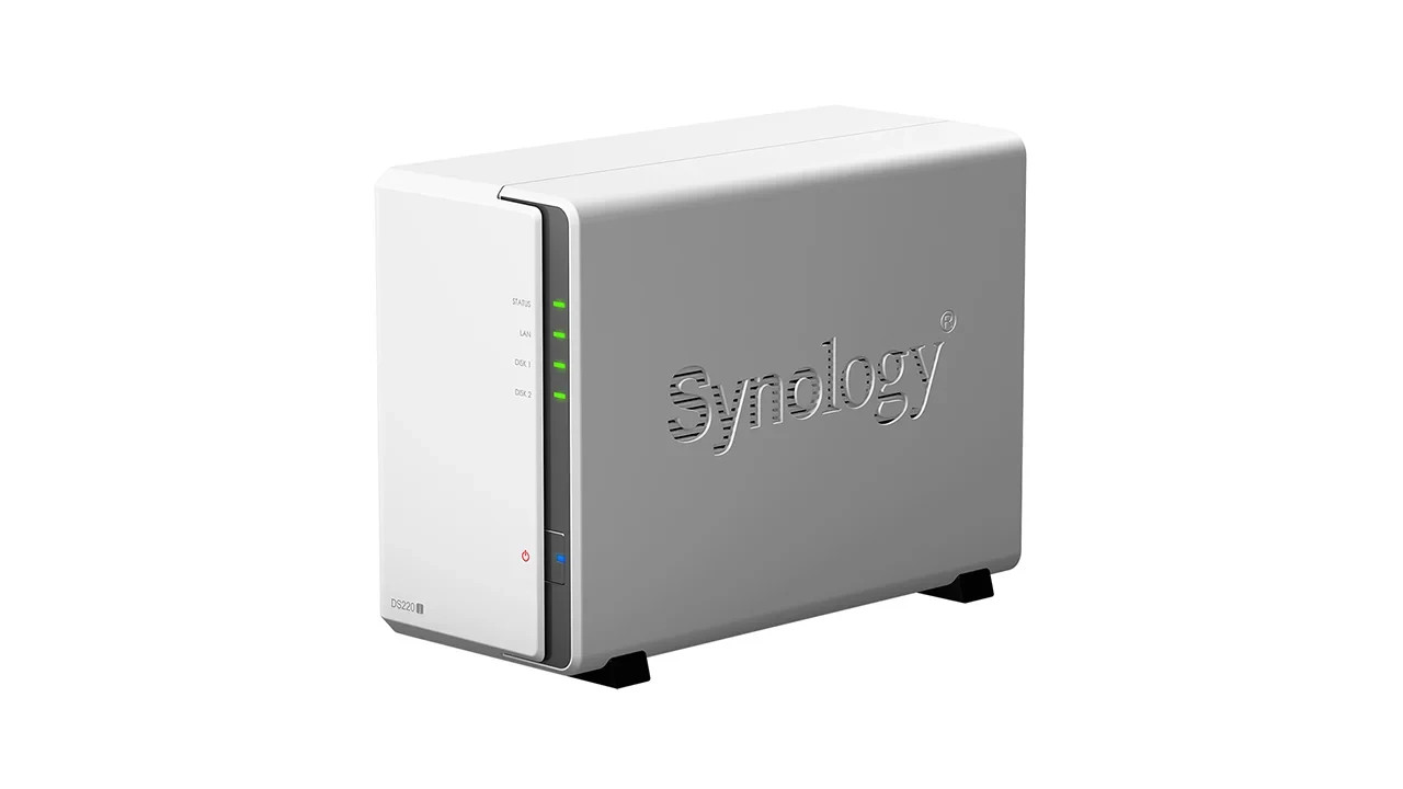 Synology DS220j 2-Bay NAS Storage Media Server Desktop Enclosure 2x 2TB HDD