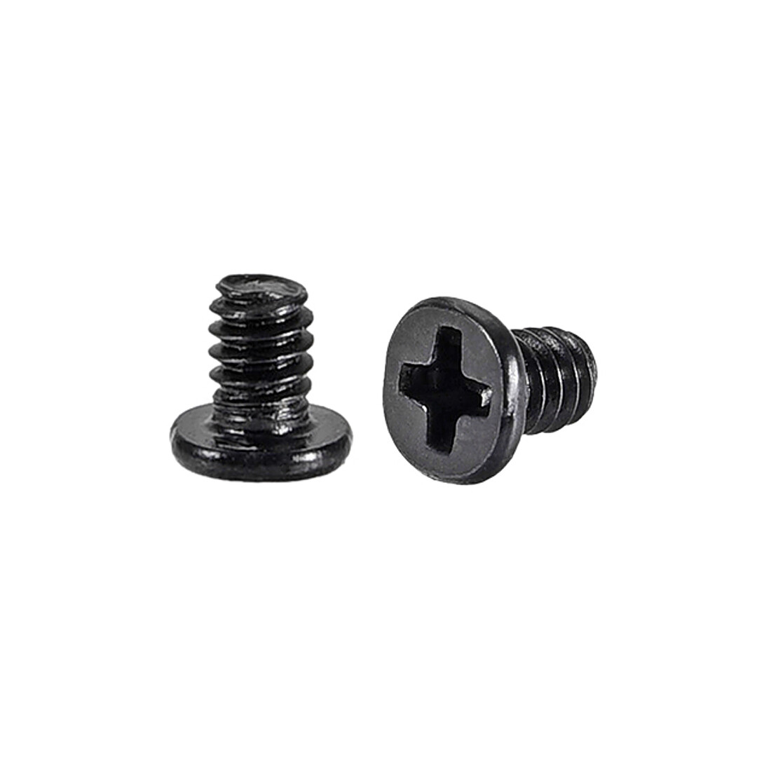 M1.4 x 2mm Laptop Notebook Computer Screws Kit Phillips Head Screw Black 50pcs