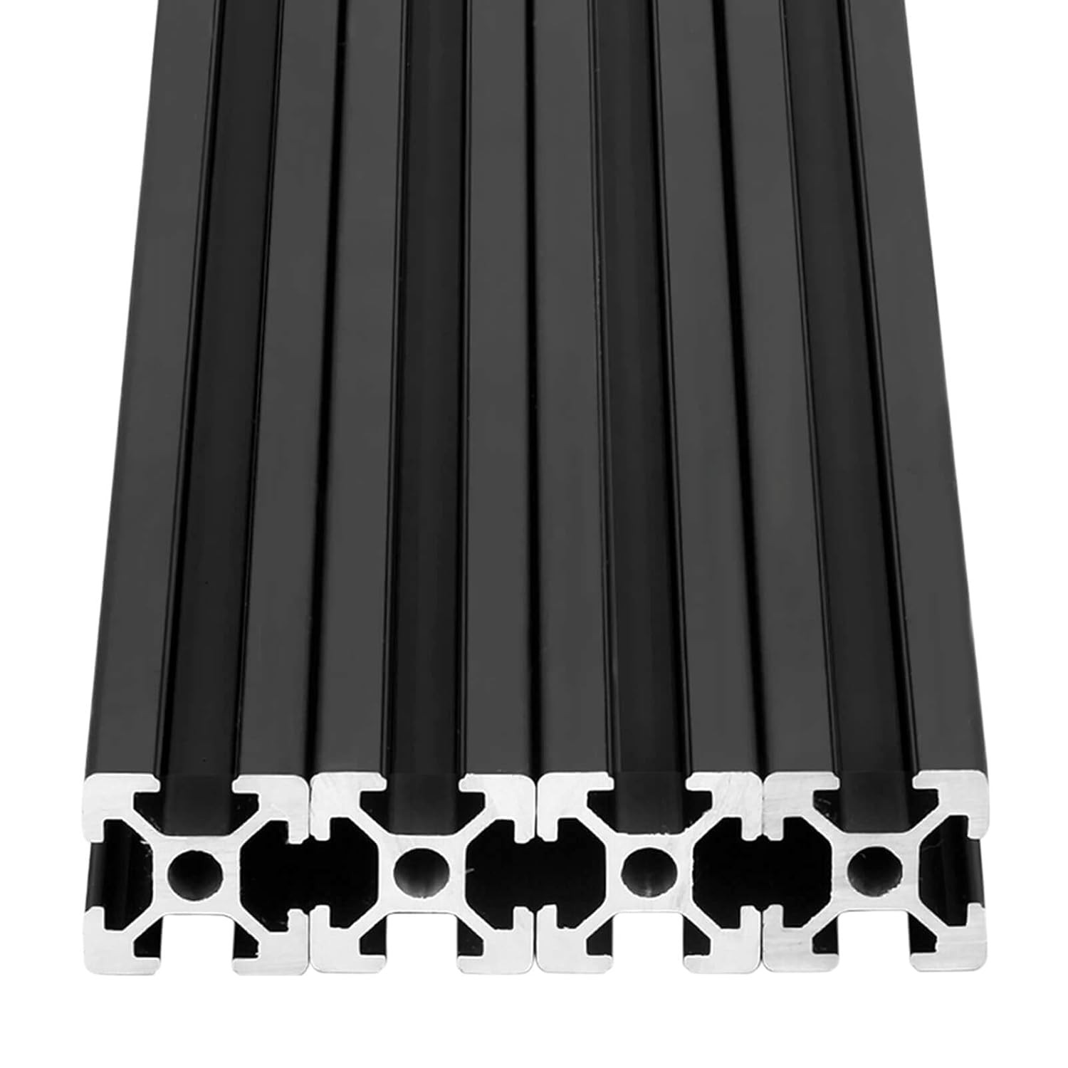 4pcs 400mm T Slot 2020 Aluminum Extrusion European Standard Anodized Linear Rail