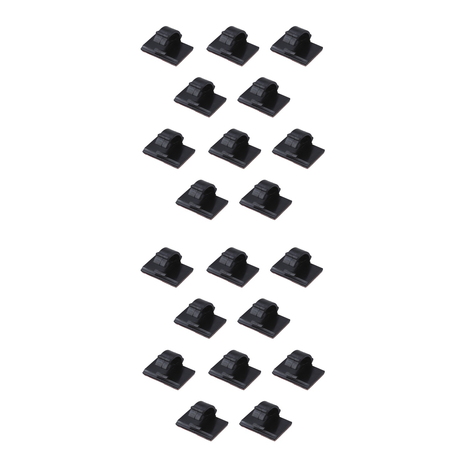 20Pcs Self-Adhesive Wire Tie Cable Clamp Clip Holder For Car Dash Camera Home