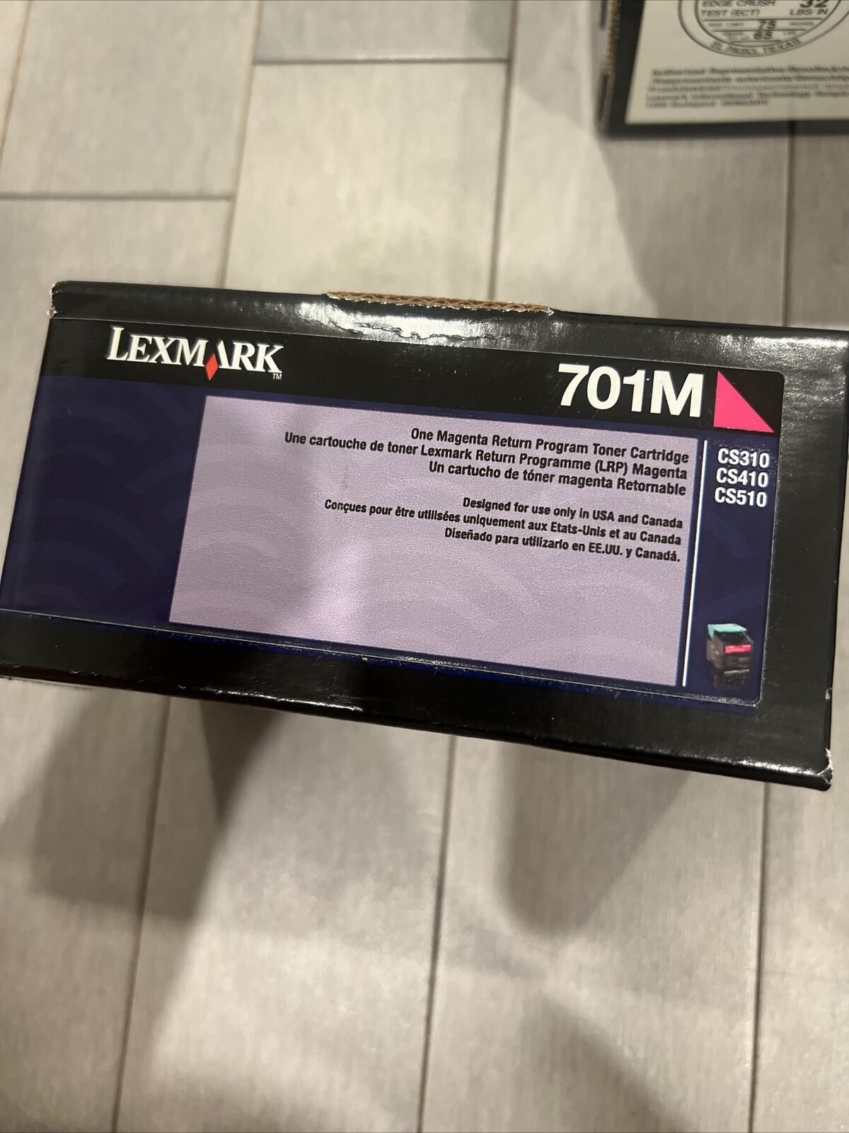 Lexmark 701M Magenta Brand New In Box Toner Ink