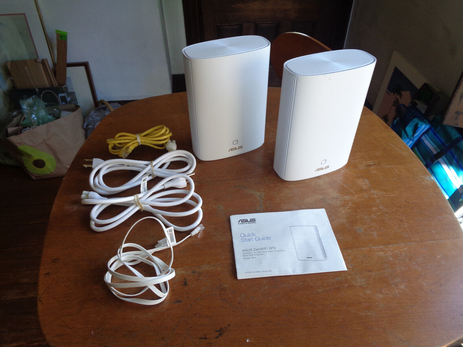 Asus ZenWiFi Hybrid Mesh Wifi Router XP4 2 Pack