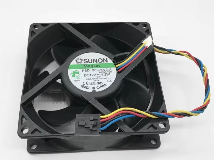 SUNON PSD1209PLV2-A 9032 DC12V 4.2W 90*32MM 4-Pin Silent Cooling Fan