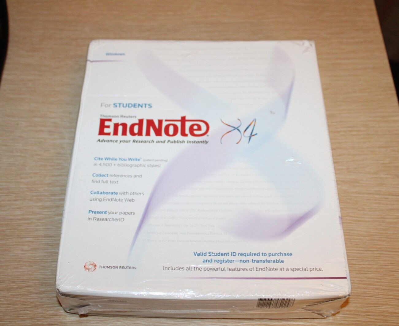 Endnote X4 Workstation for (PC Windows) Research Publishing Brand New Sealed