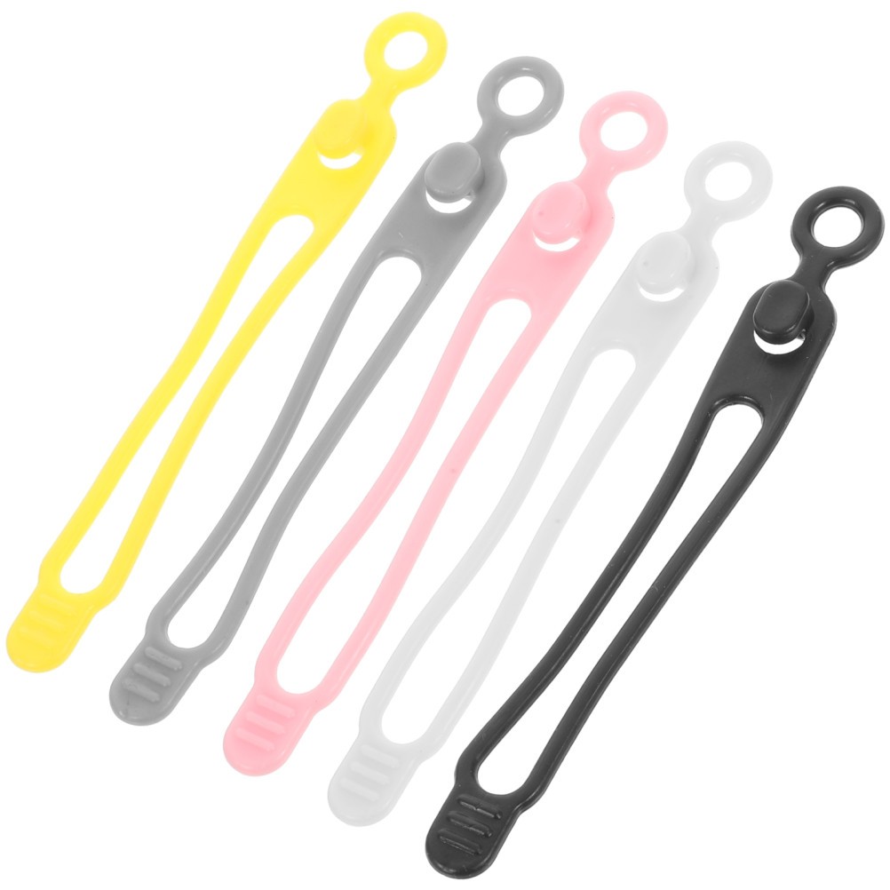 30 Pcs Cable Cord Organizer Ties Reusable Multi-function Silicone