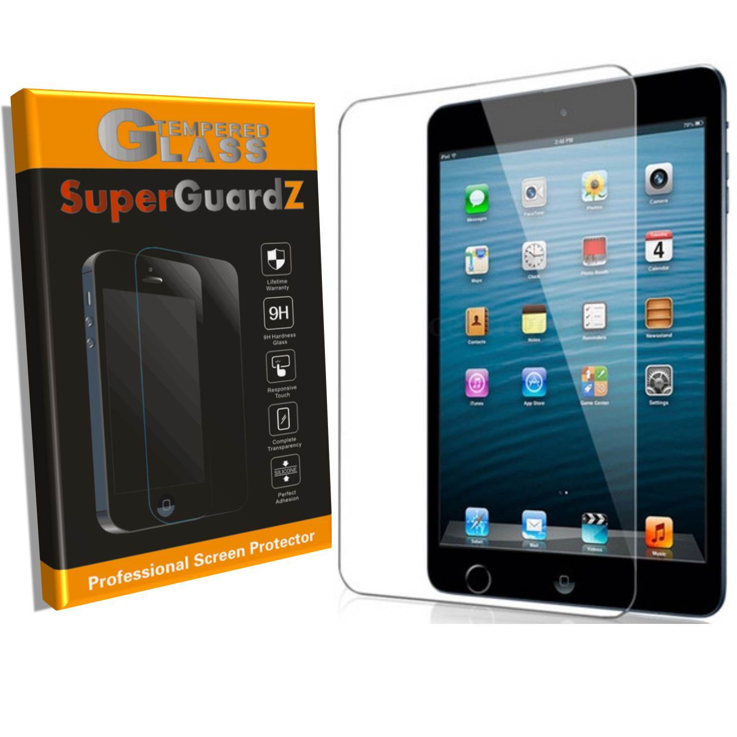 2X iPad Mini 3 2 1 Tempered Glass [Anti-Glare Matte] Screen Protector Guard