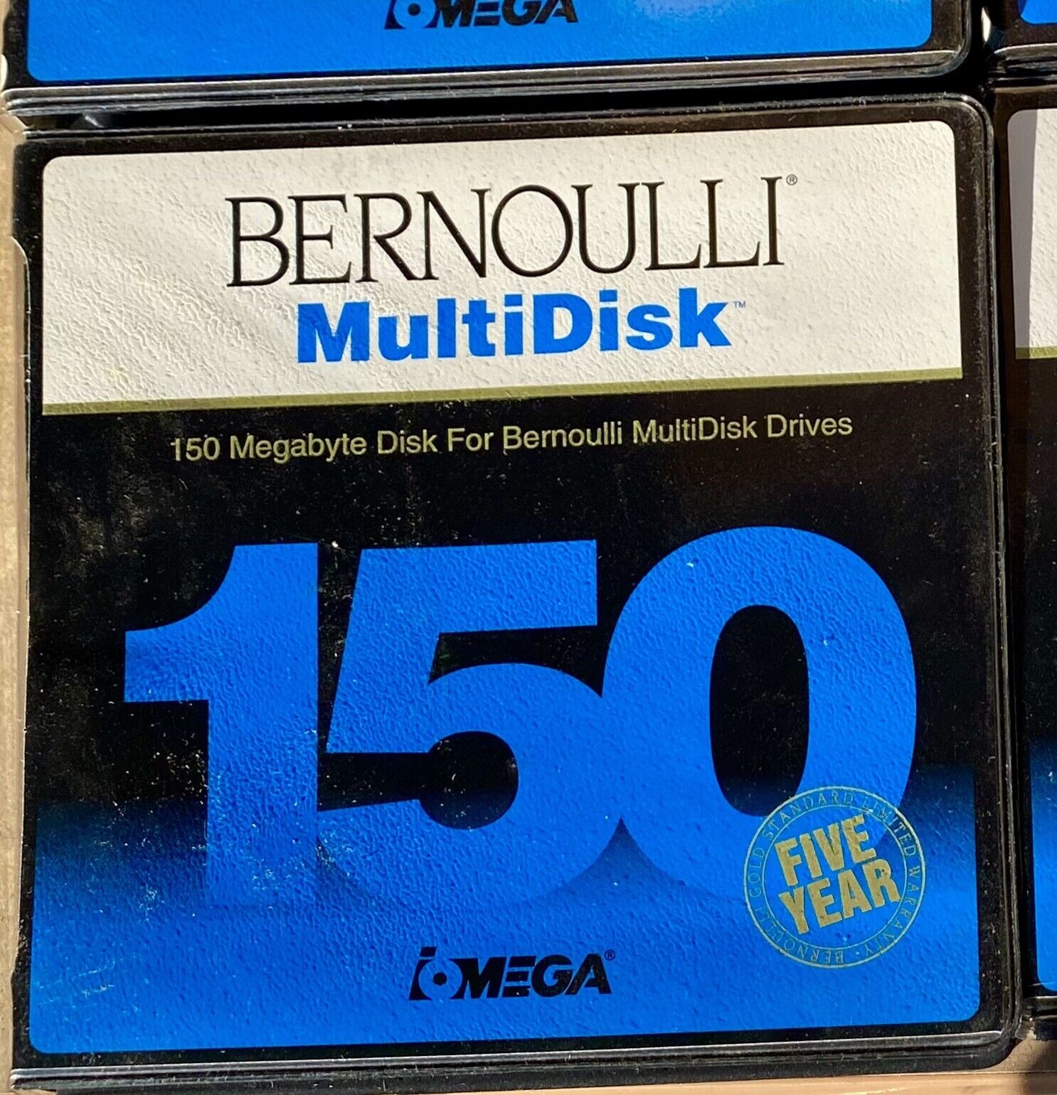 Lot Of 3 - BERNOULLI MultiDisk 150MB Megabyte Disk -  iOmega data storage