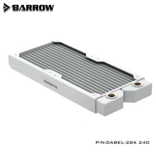 Barrow White Dabel 240mm Red Copper Radiator High Performance DABEL-28A 120mm x2
