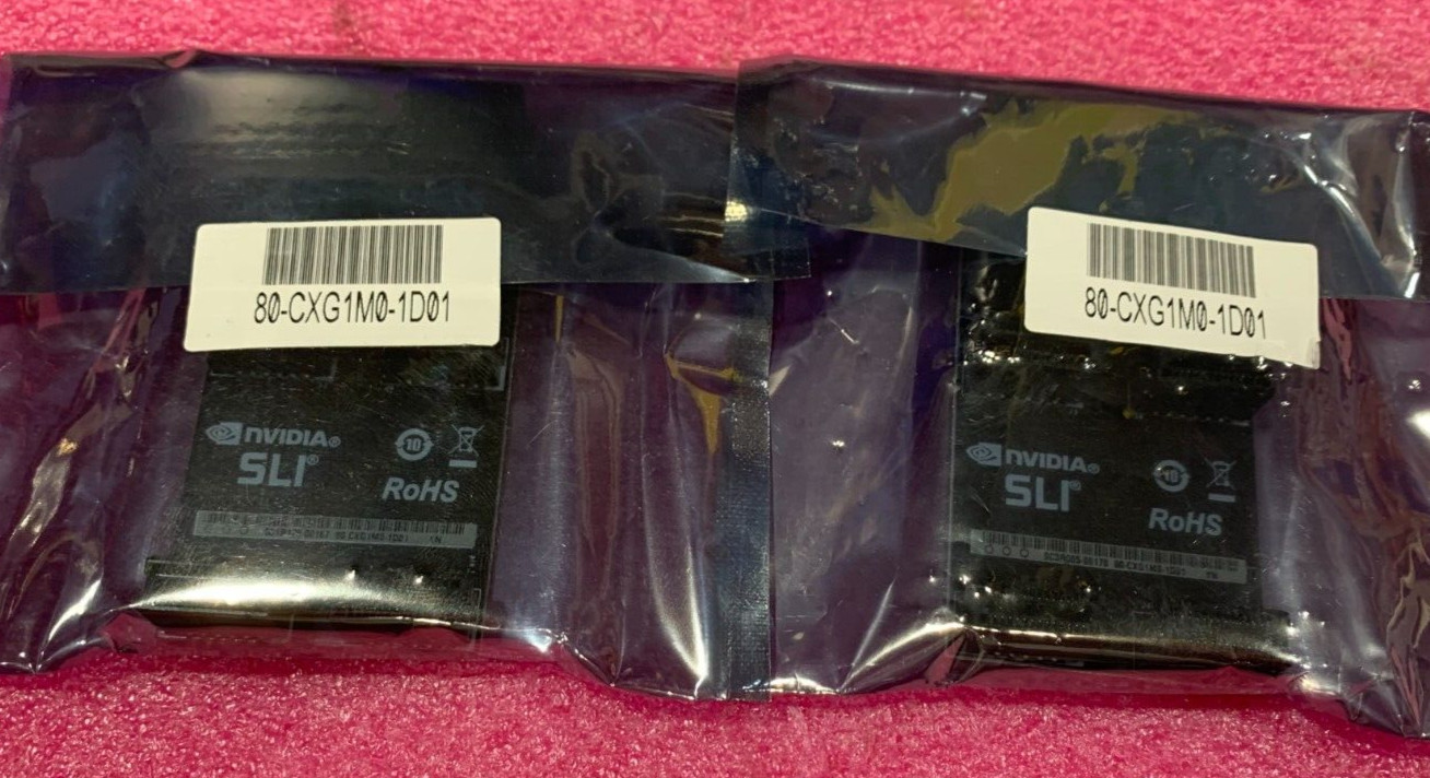 Lot Of 2 Asrock 3-Way SLI Bridge nVidia 0C1R178 80-CXG1M0-1D01