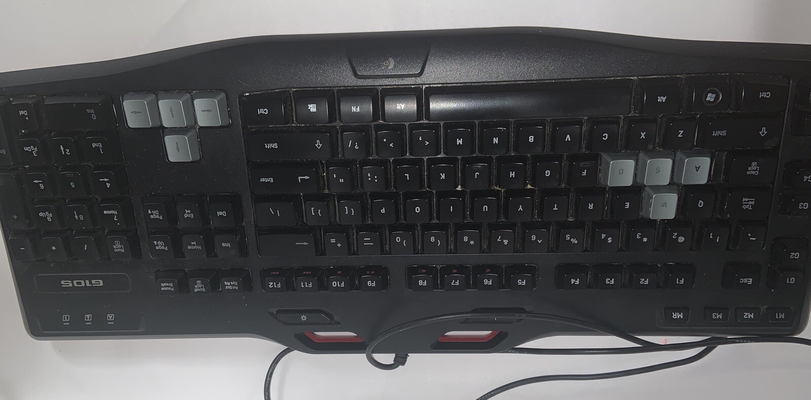 LOGITECH G105 MODEL Y-U0013 WIRED GAMING KEYBOARD BLACK
