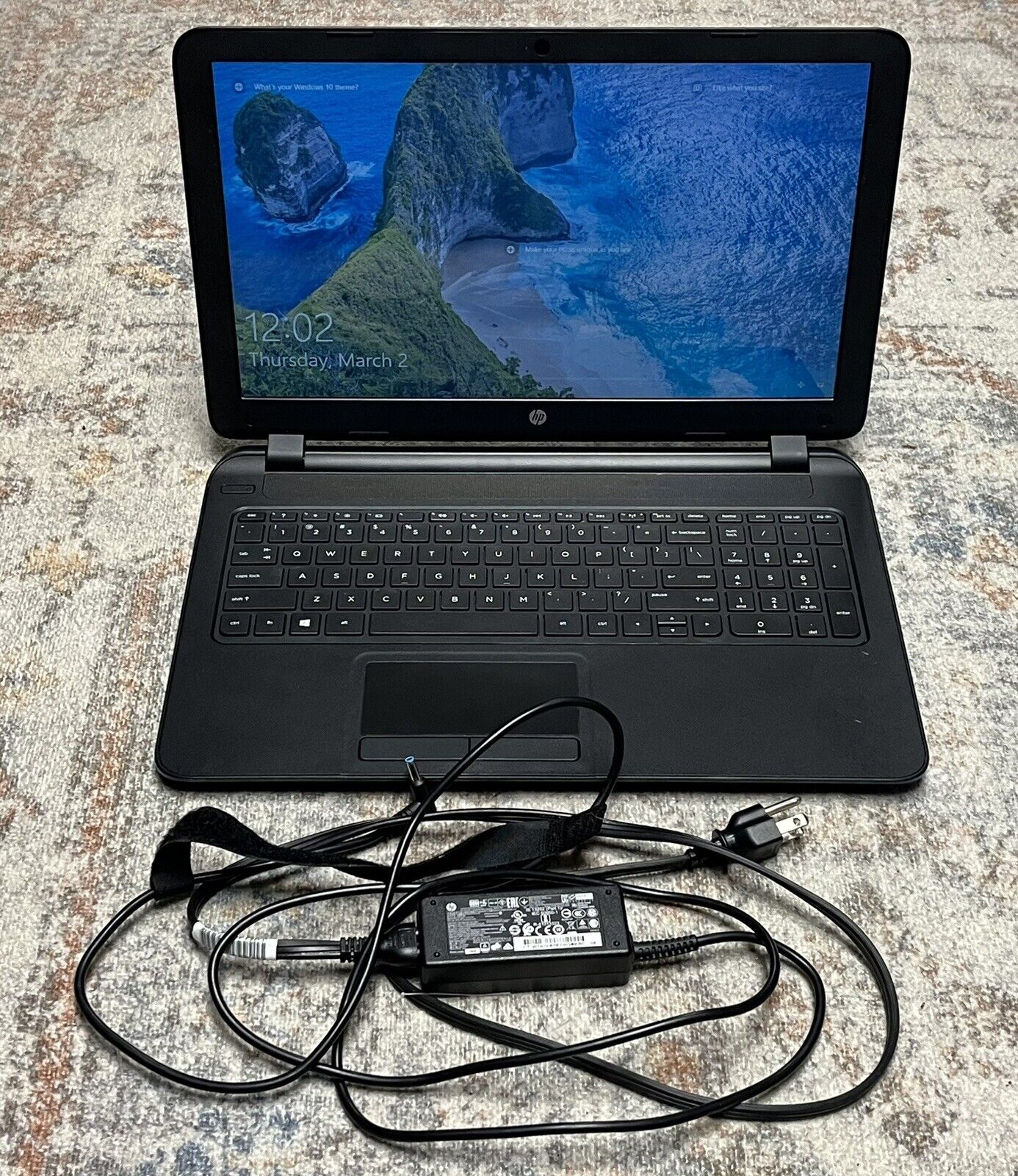 HP 15-1233wm Laptop Celeron N3050 1.6GHz 4GB 500GB Windows 15” Screen