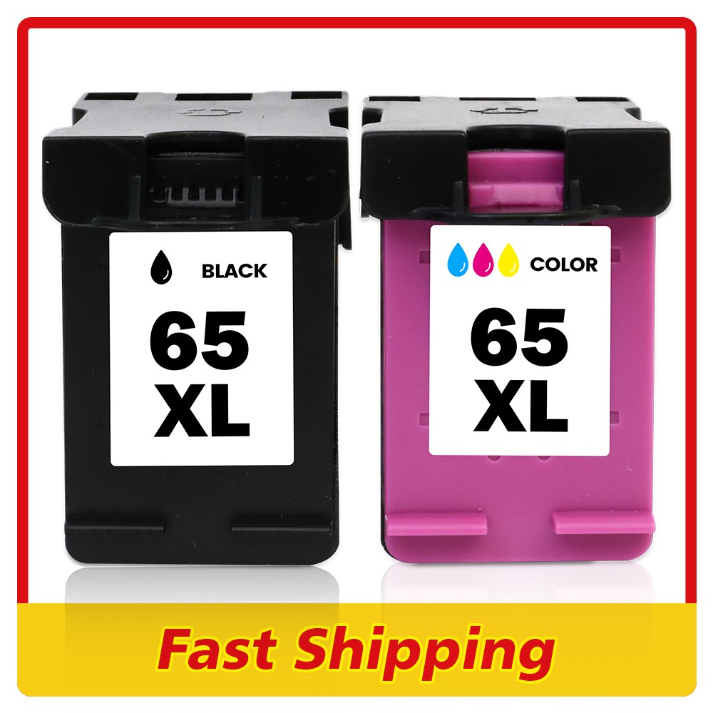 65 XL Ink Cartridge for HP Envy 5010 5020 Deskjet 2635 2652 2655 3758 3752 3755