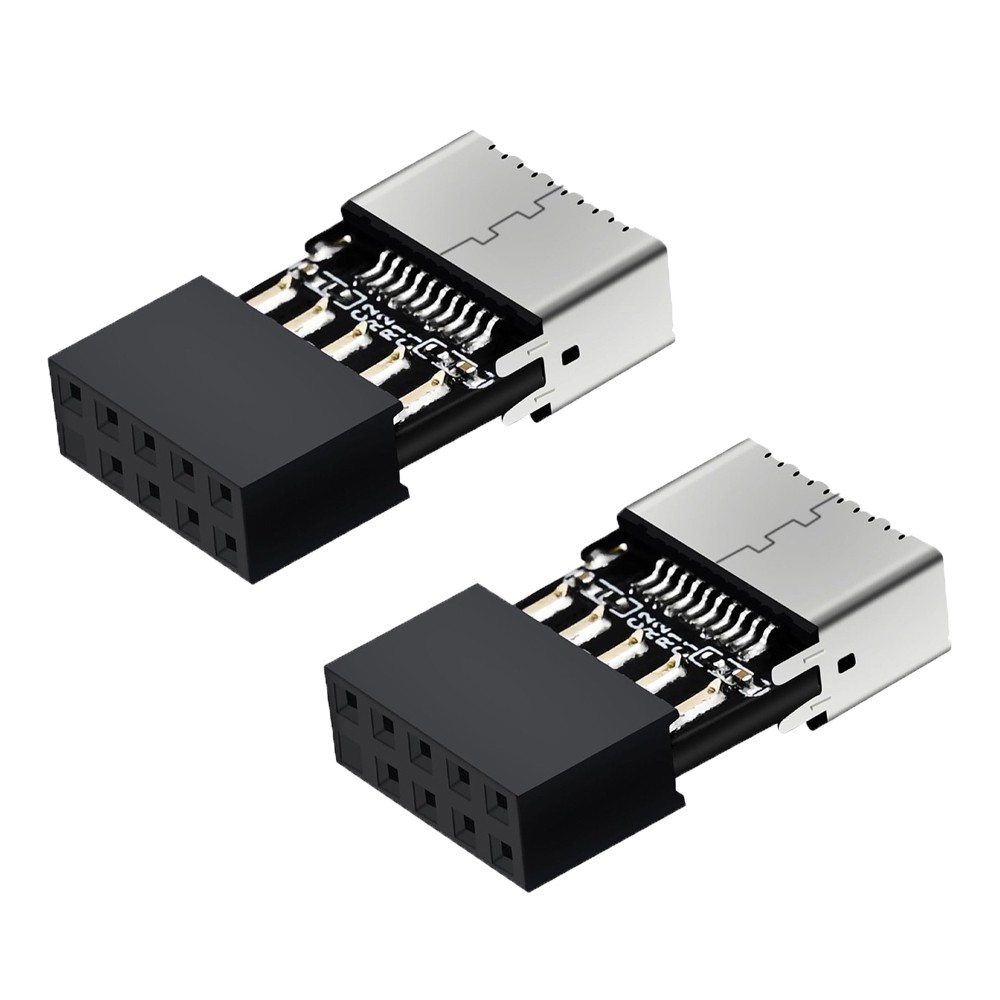 2X Comeap USB 2.0 to USB 3.2 Gen 1 Header Extension Adapter for Mainboard 9 pin