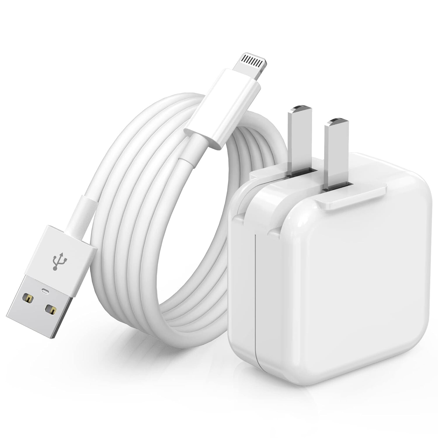 OEM 12W USB Power Adapter Foldable Portable Travel Plug For Apple iPhone iPad