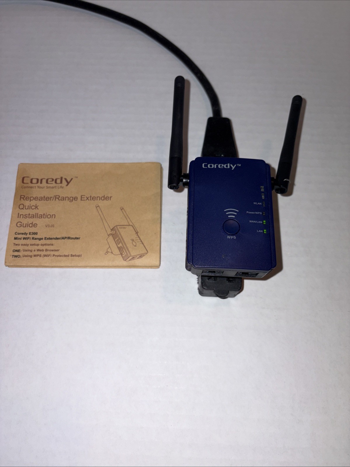 Coredy E300 N300 WiFi Range Extender Repeater Access Point Router