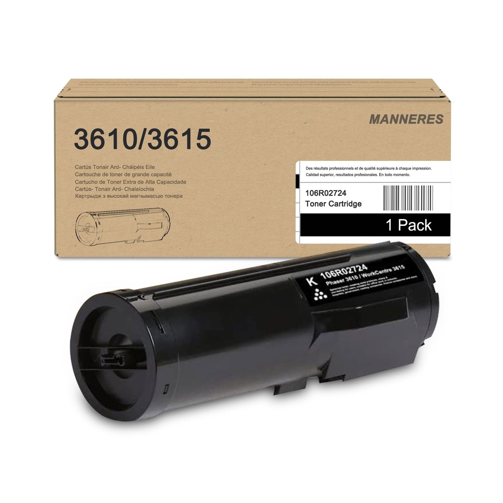 Phaser 3610/Workcentre 3615 Black Extra High Capacity Toner Cartridge 106R027...