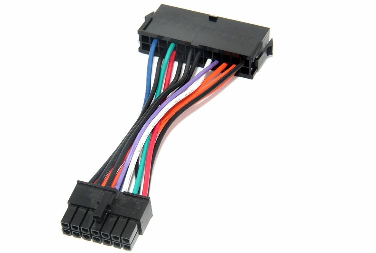 24 Pin to 14 Pin PSU Power Supply ATX Cable Lenovo A75 B75 E32 Erazer X315 X510