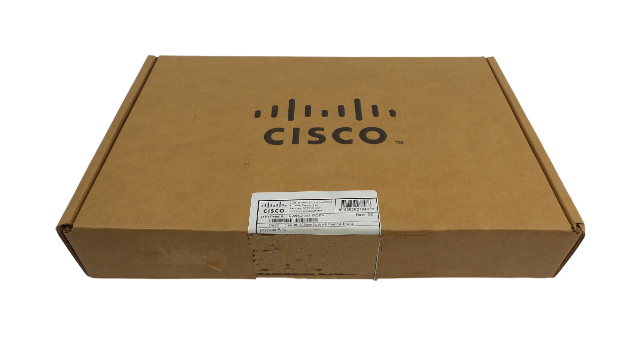 CISCO PWR-2911-POE Power Supply For 2911 Router - 