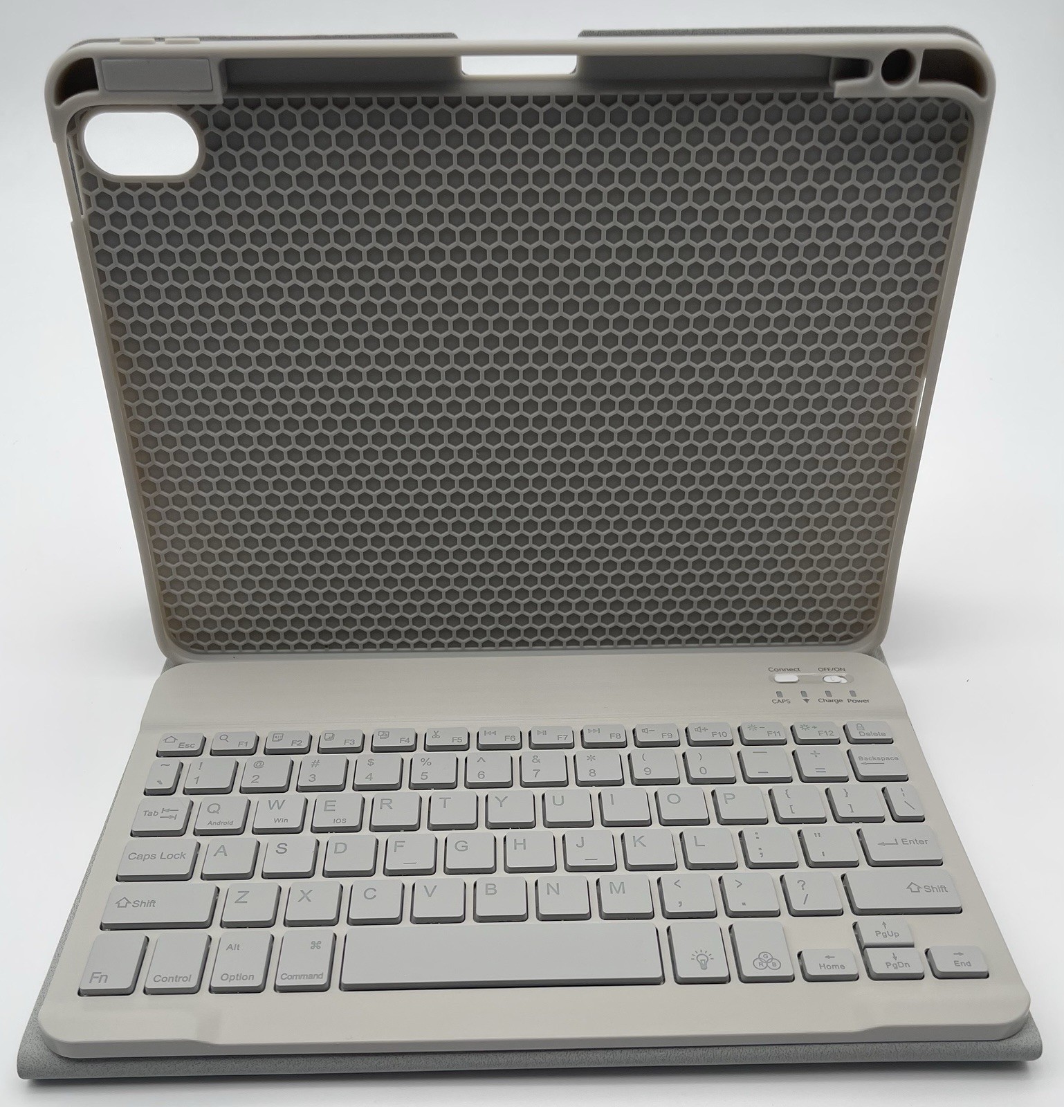 Wireless Keyboard Case - Magnetic Detachable Keyboard, Adjustable Viewing Angles