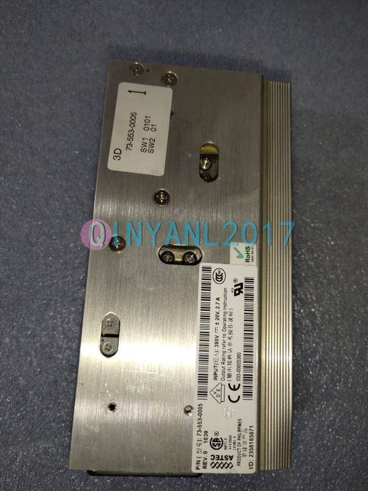 1PCS USED ASTEC 73-553-0005 3.3V TESTED