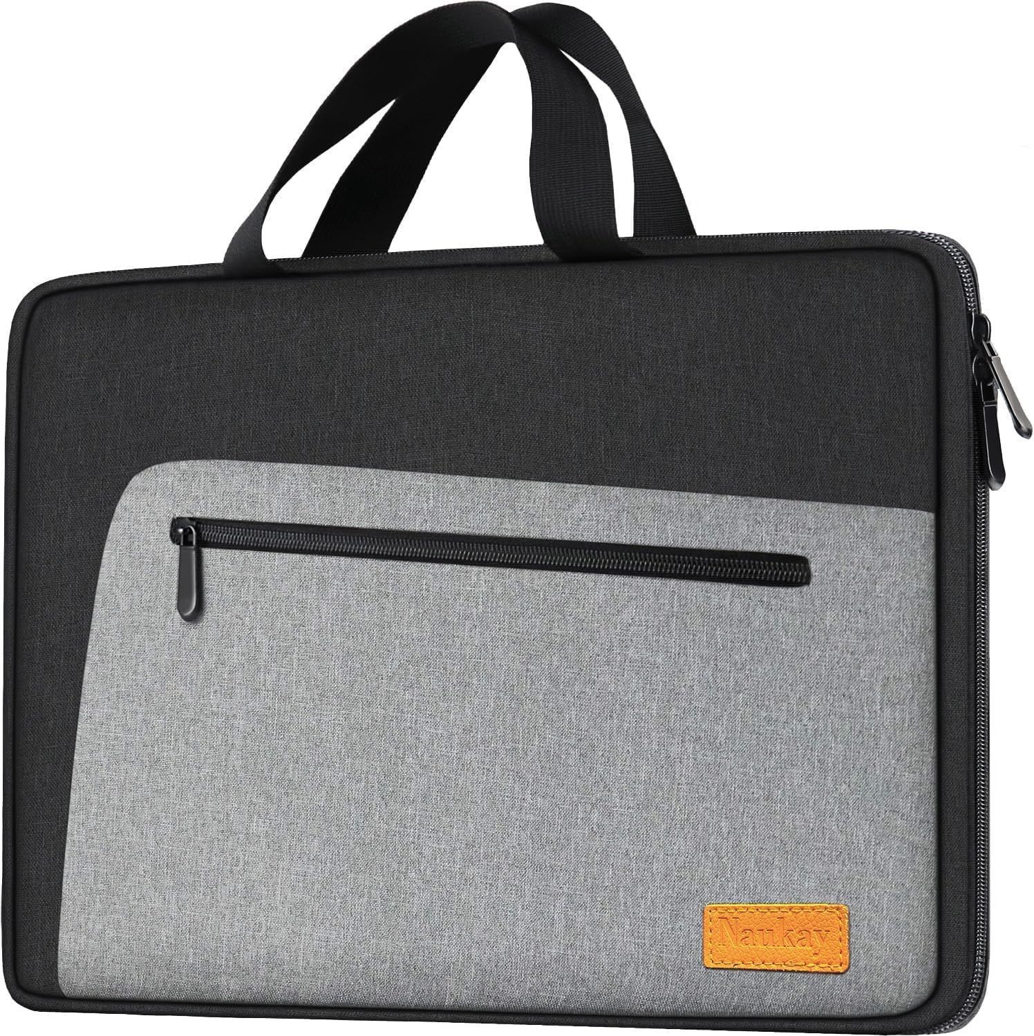 Durable Slim Laptop Sleeve Case for 14" MacBook Pro, Notebook Protection Bag, Bl