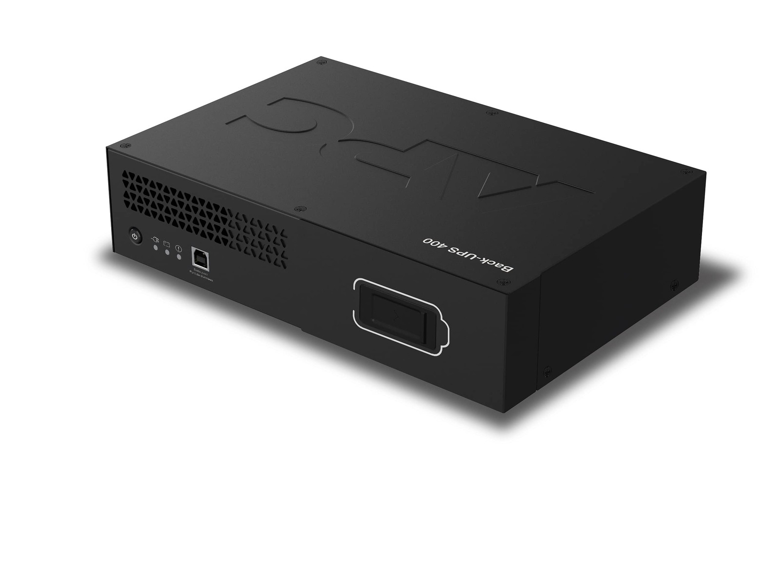 APC Back-UPS Slim BV400XU, 400VA Rugged UPS for Digital Signage, Retail Black