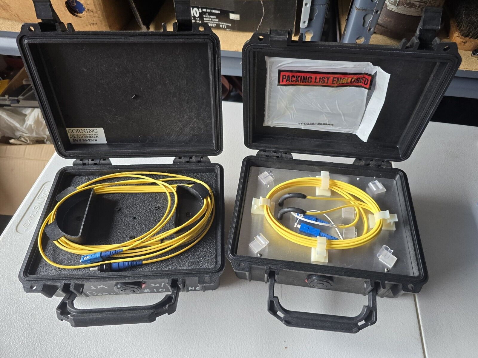 Corning Portable Test Fiber Box PTF- 2KM-SP5861-D. +1