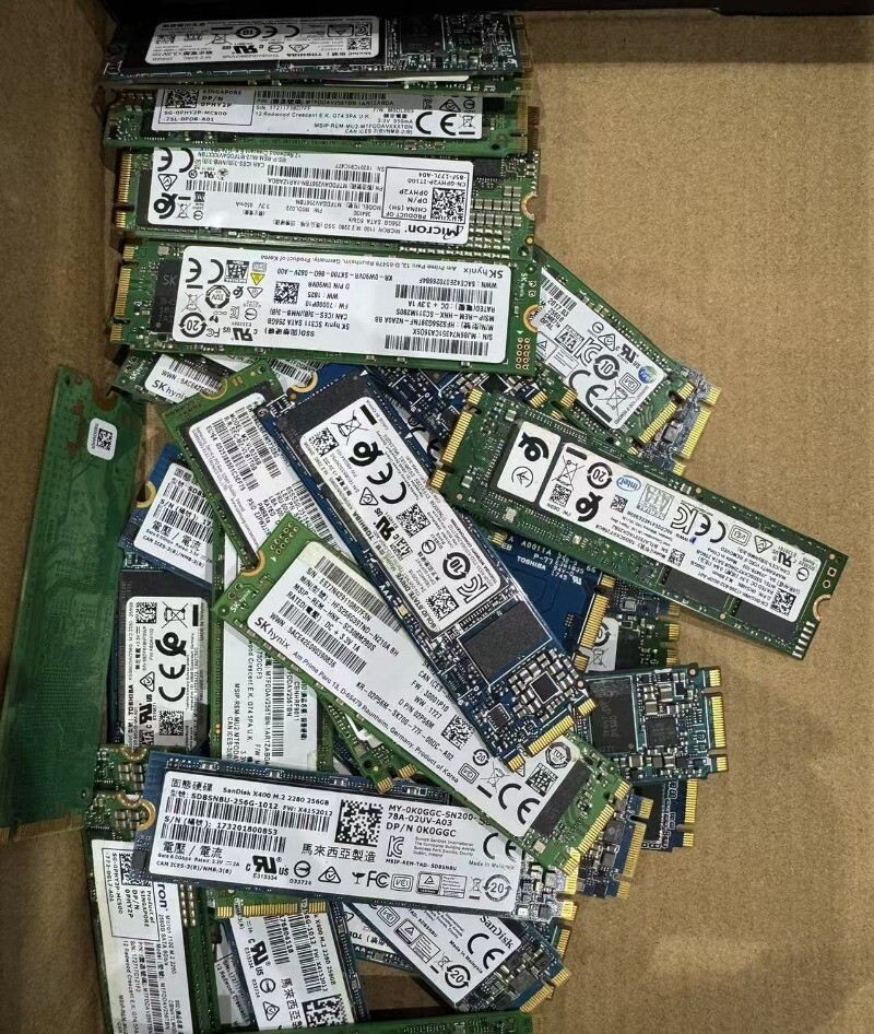 10/20Pcs M.2 SATA NGFF SSD 240/256GB 2280 Solid State Hard Drives PC Lot