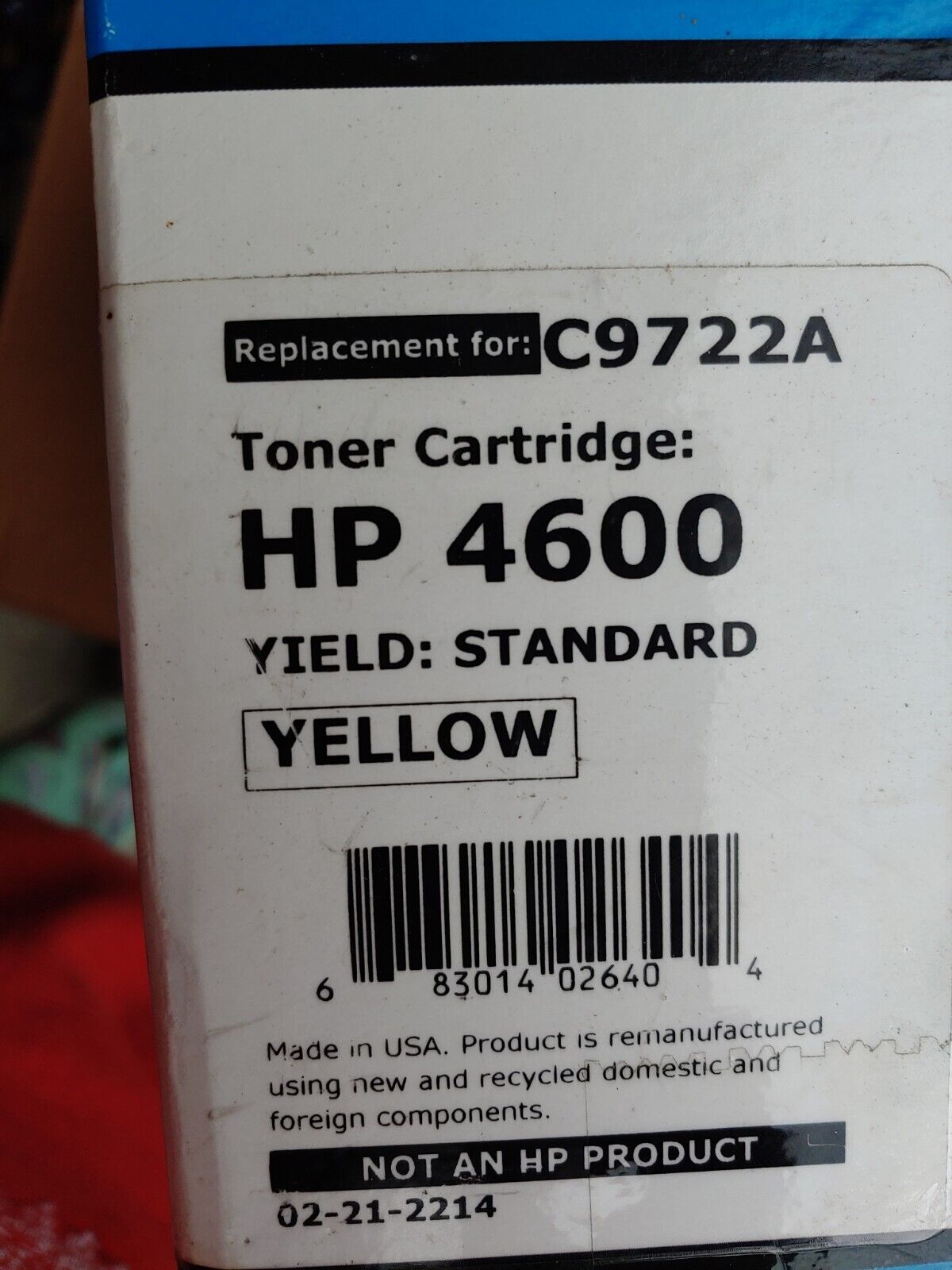 MSE Premium Toner Cartridge Yellow 