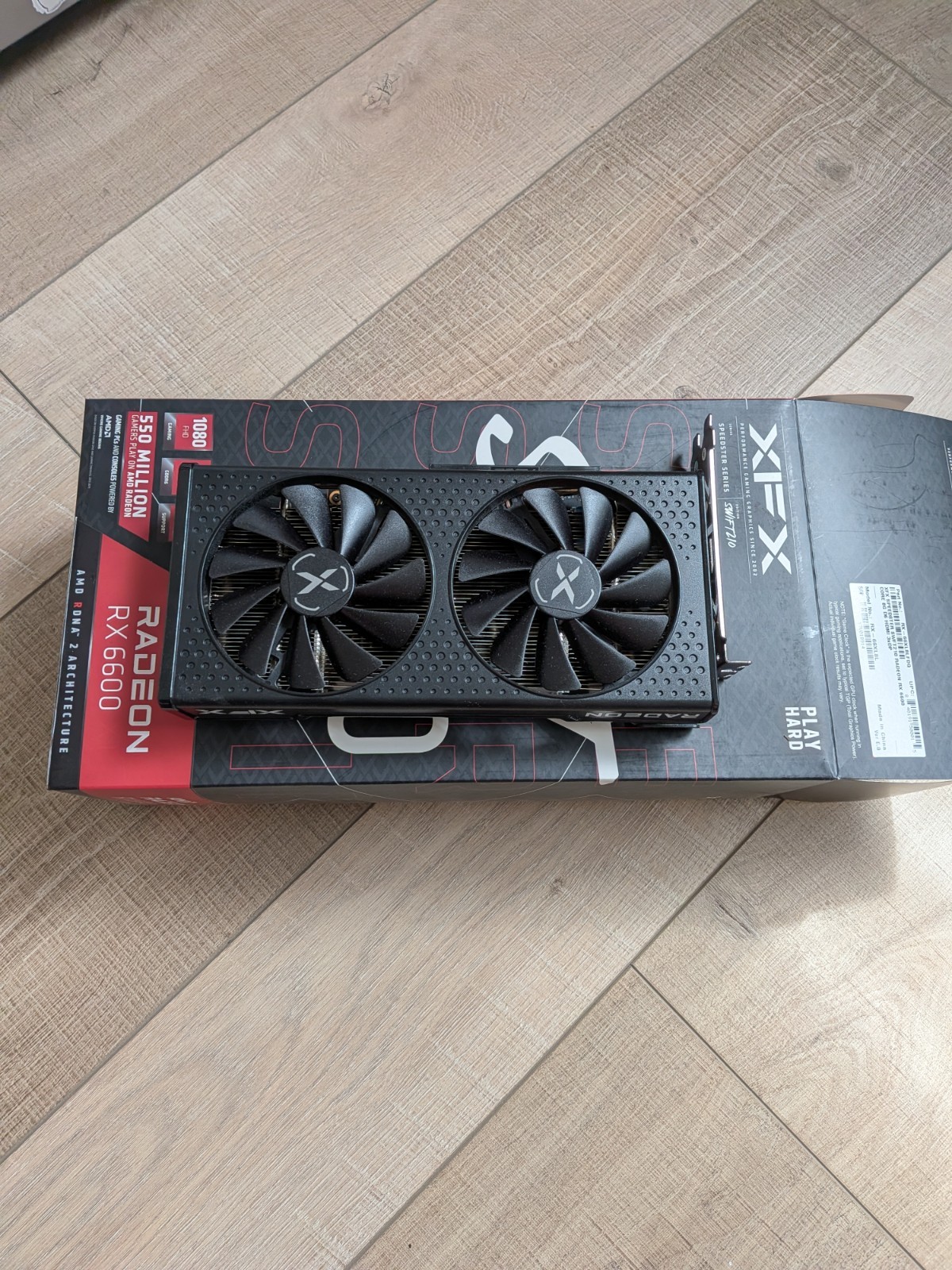 XFX Speedster SWFT 210 AMD Radeon RX 6600 Core Gaming 8GB GDDR6 Graphics Card