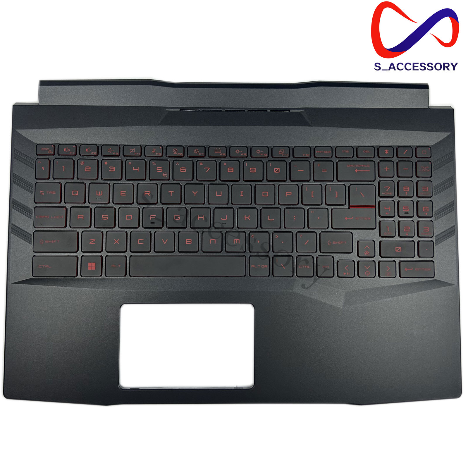 New MSI GL66 11UE 11UG 11SC MS-1581 MS-1582 1583 Palmrest Keyboard Backlit US