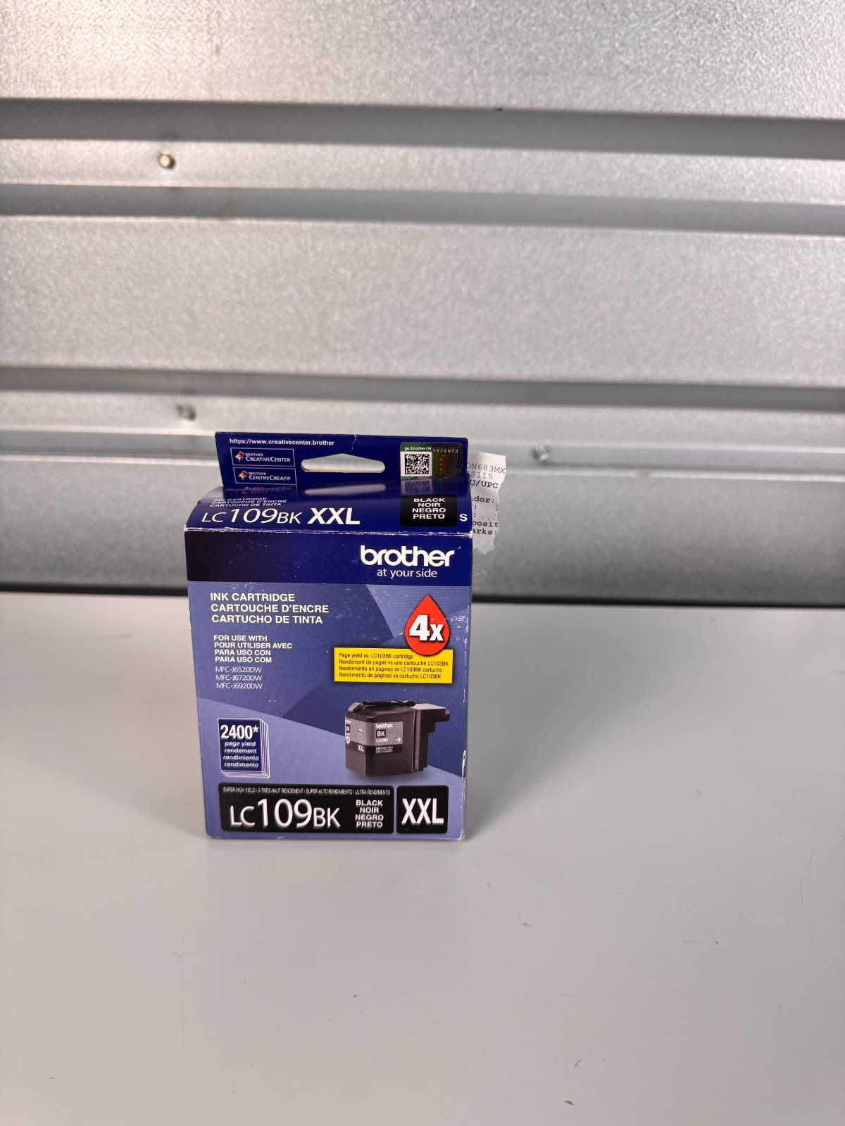 Brother LC109BK Black Ink Cartridge LC109BKS XL OEM New