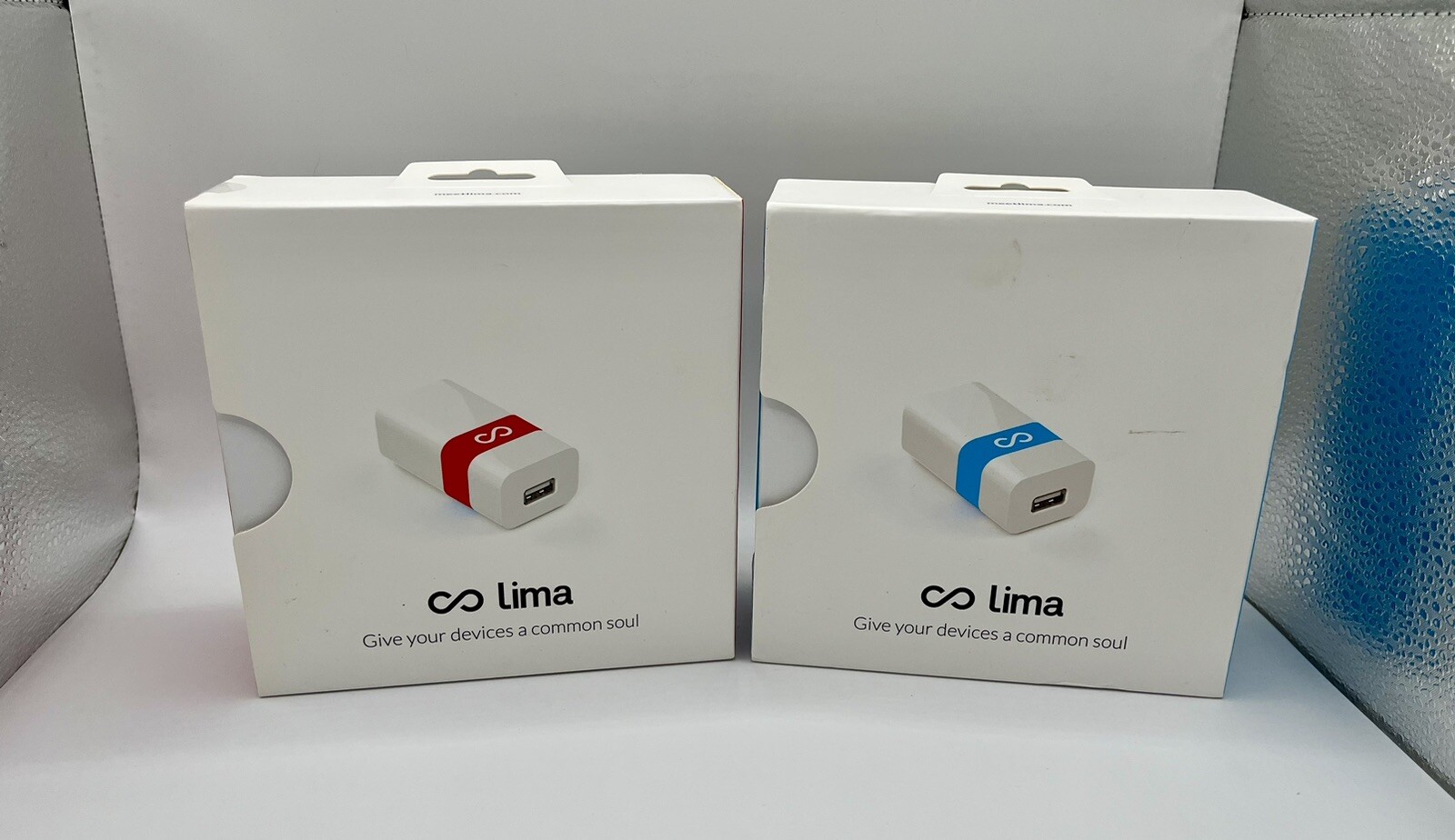 Lima Smart Cloud Sharing USB Device Kit - Blue and Red 2 (Two) Units