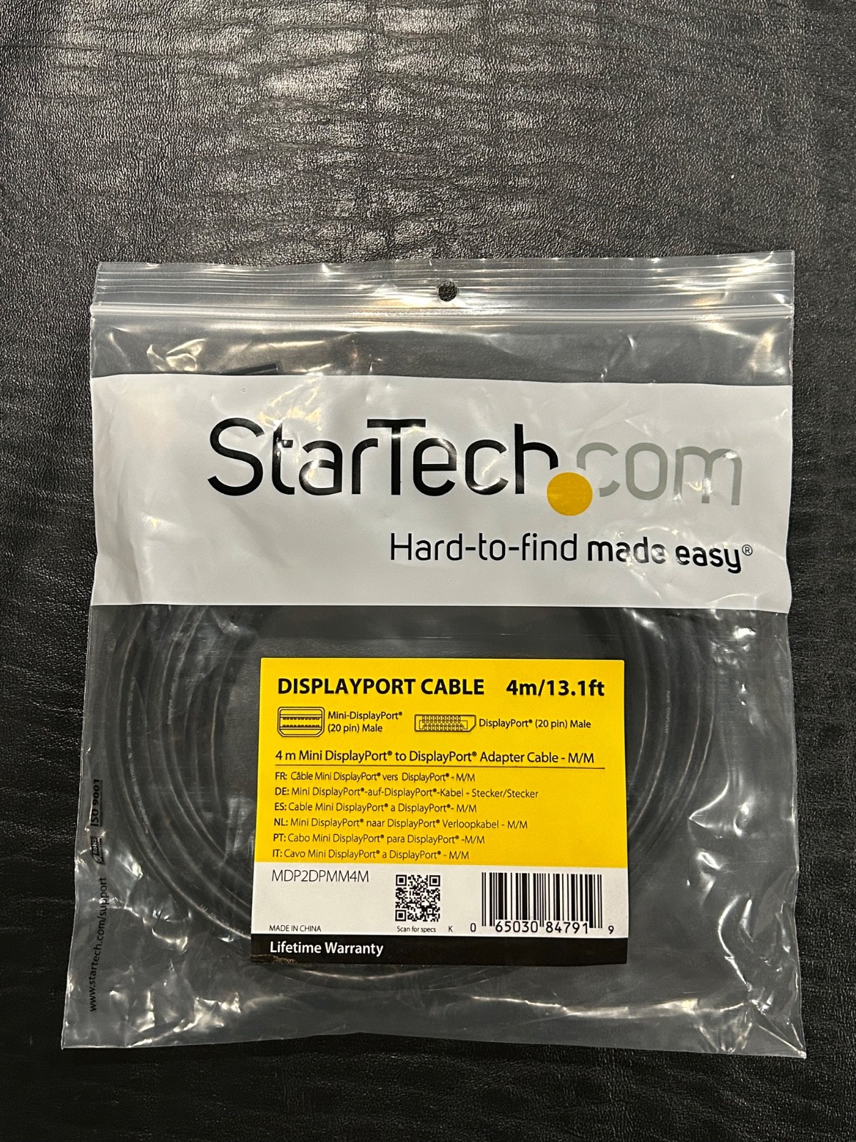 StarTech 4m (13ft) Mini DisplayPort to DisplayPort 1.2 Cable (mdp2dpmm4m)