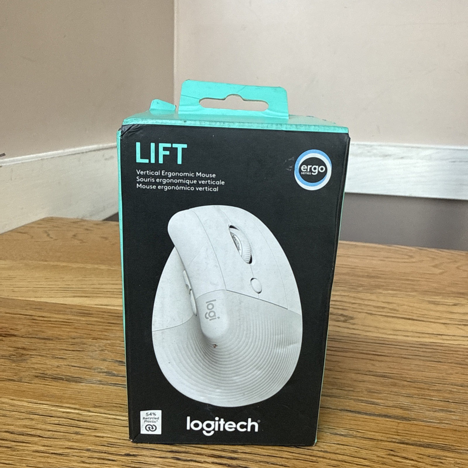 Logitech Lift Wireless Vertical Ergonomic Mouse White– Brand New Sealed Box