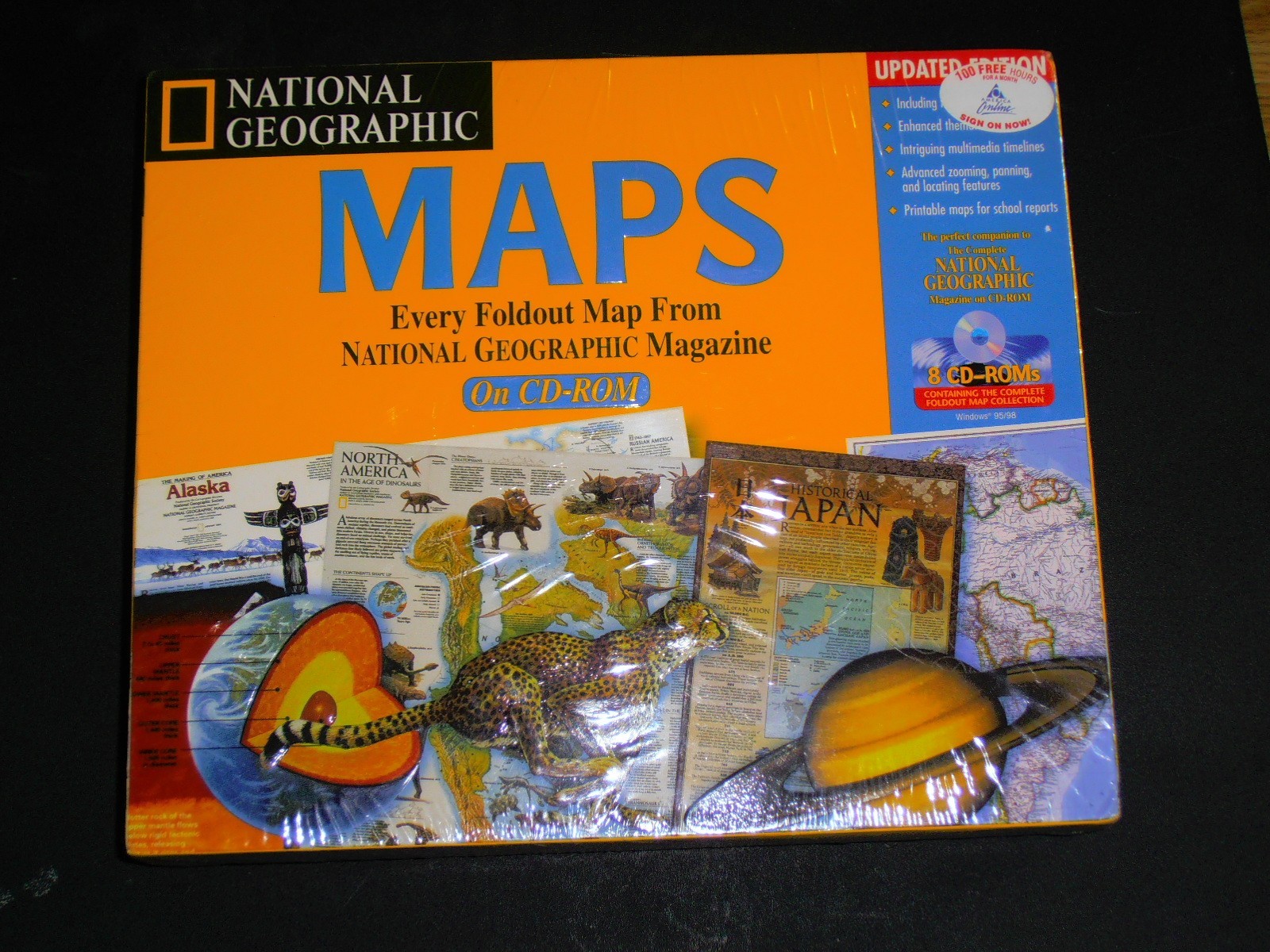 National Geographic Maps (PC, 1999) Factory Sealed