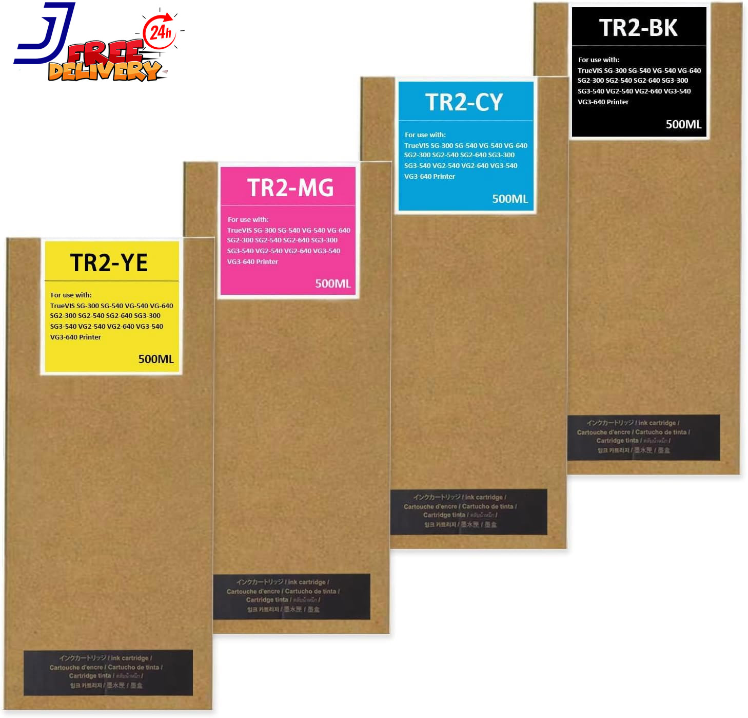 TR2 Compatible Ink Cartridge Replacement for Roland TrueVIS TR2 SG-300 SG-540
